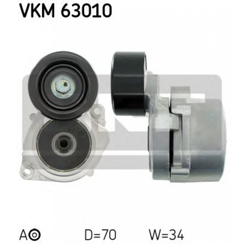 VKM 63010 SKF Натяжний ролик